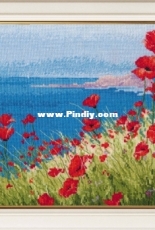 Oven / OBEH / Aries (Овен) 1028 Summer, sea, poppies (Лето, море, маки)