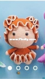 Aquariwool - Nguyễn Thanh Hương - Combo 3 - Caro The Coral Girl Ozzy The Octopus Girl Aqua The Mermaid