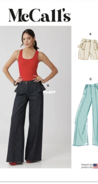 McCalls - M8660 - Misses Shorts and Jeans - Sizes 8-16