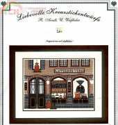 Liebevolle Kreuzstichentwurfe LKE B-144-10 - Kaffeerosterei