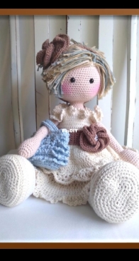 Crochetconlajose - Maria Jose Vega Haristoy - Doll Isidora - Muñeca Isidora - Spanish