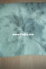 Hand dyed fabric