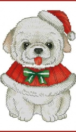 Christmas animals by Maria Brovko - White Puppy XSD