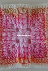 K.A.M.E. Crochet - Krisztina Anna Matejcsok-Edomer - Puffs and Hugs Granny Square - Free
