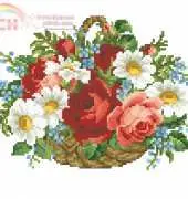 Ellen Maurer Stroh - Basket of Flowers XSD