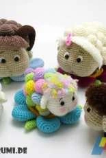 Dinegurumi - Sandra Haupt - Sheep family - Schaf - Familie - German