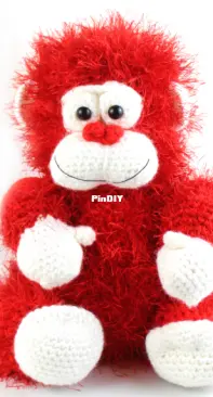 Stringy Ding Ding - Olive - Gorilla Amigurumi - Free