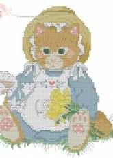 Gloria & Pat - calico kittens - Happy Spring
