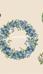 DFEA - De Fil en Aiguille - Carnet de Broderie No. 6 - Un Lit de Fleurs by Veronique Enginger PCS
