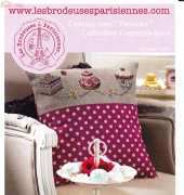 Les Brodeuses Parisiennes - Coussin Rose Patissier