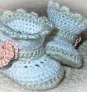 Crochet baby sett