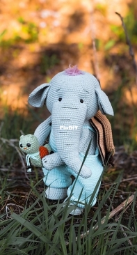 Sveta Crochet Pattern - Sveta Lutik toys - Svetlana Lutik - Cute Elephant