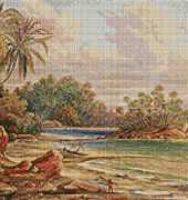 Artecy Cross Stitch - Cocos islands near Belligemma