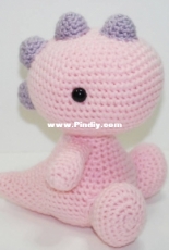 HeartstringCrochet-Tammie the dinosaur-English