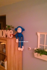 Big blue monkey