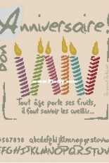 Lili Points F005 Bon Anniversaire PCS