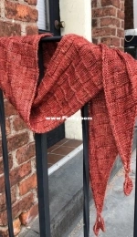 Brick by Brick Scarf by Lorraine Waitman-Free