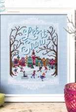Let It Snow - Snow Town by Emma Congdon from Cross Stitch Crazy 210 XSD