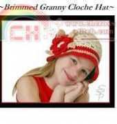 Lulla by Lamb - Rebecca E Craig - Brimmed Granny Cloche Hat