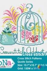 DoNaStitch Quote Series - Cross Stitch Addict