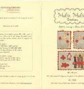 Malin Maline MM16 - Pochette a Ouvrage-Fleurs dete