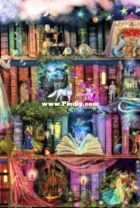 HAED Treasure Hunt Bookshelf SS/MC Aimee Stewart REPAINT