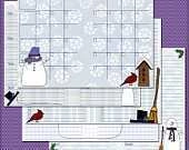 Printables for Filofax-DIN-A5-RMD Planner Pages Winter - Printable