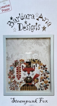 Creative Poppy - Barbara Ana Designs BAN331 Steampunk Fox PCS + XSD