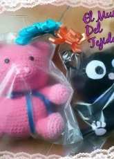 Cerdo y gato empacados