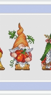 Green Terrace - Fall Gnomes by Elena Lartsova