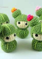 Mutts - Susan Morishita - Cactus Kokeshi Doll