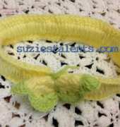 Baby Pineapple Spring Dress and Butterfly Elastic Headband by Suzie`s Talents