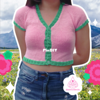 Contrast Cardi by Kat Virrey free
