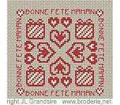 Broderie.net - Grandsire Jean-Louis - Bonne fête maman