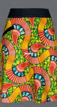 Aude Lepretre - Afro Skirt - Sizes 36-46 - French