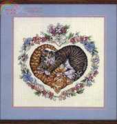 JCA 03076 Needle Treasures - Loving Kittens