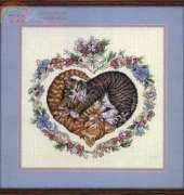 JCA 03076 Needle Treasures - Loving Kittens