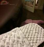 2 Squares for Aran Blanket