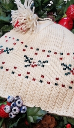 The Holly Hostess Hat by Susan Rainey-Free