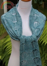 Twin Candelabras Scarf by Pam Jemelian