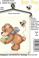 Needle Magic Inc. NMI Busy Bees - 3829 Sleepy Bear - 3832 Pony - 3840 Stung Bear