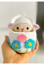 Hc Haekelzauber - Halime Civelek - Suprise Egg with Lamb