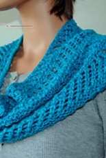 Panda Pearl Eyelet Cowl by Gail Tanquary -Free