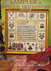 Sampler and Antique Needlework Quarterly SANQ - Vol.32 - Fall 2003