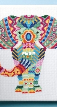 Colourful Elephant by Megan Caines from The World of Cross Stitching TWOCS 319 XSD