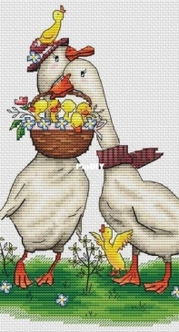 Geese by Modesta Gasiniauskiene