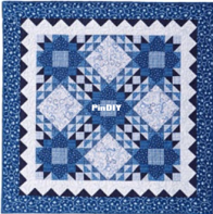 Connecting Threads  - Blue Persuasion Table Topper -  Free