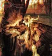 HAED HAEHD1423 Mourning for Icarus by Herbert Draper