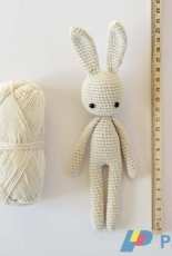 Crochet Objet - Mo Malron - Angie Bunny and Striped Turtleneck Dress  - Russian