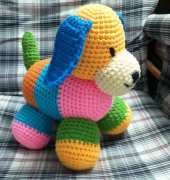 Rainbow puppy